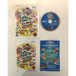 Hasbro Family Game Night 4: The Game Show (Nintendo Wii, 2011) CIB Complete